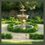 After image of an Italian garden near Pasadena transformed with a fountain, 