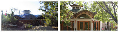 After image of a living roof transformed with irrigation, geo-web, soil, and sedum 