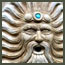Original, hand made Neptune plaques for Italian fountain wall near Pasadena.